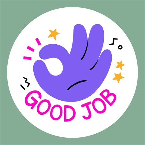 Good Job Teacher Reward Stickers Teacher Stationary Work - Etsy