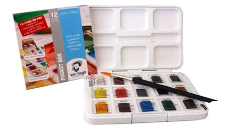 Acuarela Van Gogh Caja Estuche Pocket Box Colores Van Gogh