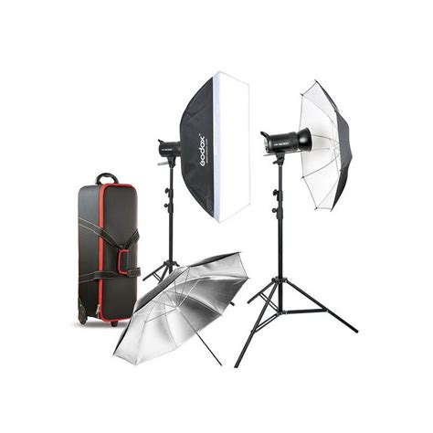 Flashes de Estudio Godox SK400II E KIT de 2 Kit de Iluminación de