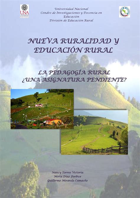 Nueva Ruralidad Y Educacion Rural By Proyecto Tic Issuu