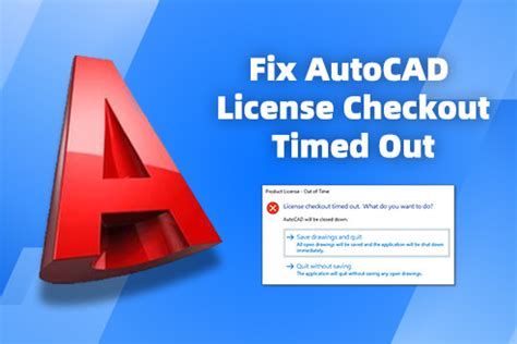 How To Fix Autocad License Checkout Timed Out In