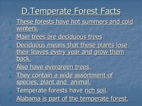 Ppt Temperate Deciduous Forest Powerpoint Presentation Free Download