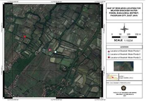 Location of Traditional Brackish Water Pond | Download Scientific Diagram