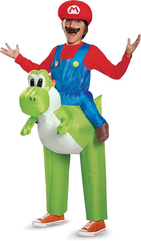 Disguise Costumes Men's Mario Riding Yoshi Adult : Amazon.ca: Clothing, Shoes & Accessories