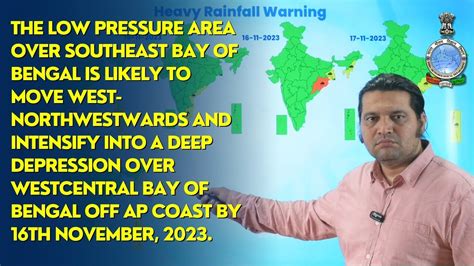 Low Pressure Area Over Southeast Bay Of Bengal Intensifying Into A Deep