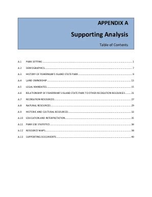 Fillable Online Cheboygan State Park GENERAL MANAGEMENT PLAN Fax