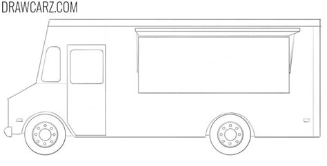 Learn How to Draw a Food Truck