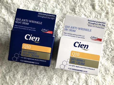 Review Cien Q Anti Wrinkle Night Cream Day Cream Lidl Vanessablogt