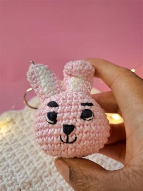 Chaveiro Amigurumi Cooky Do Bt Inspirado No Jungkook Bts