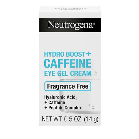 Neutrogena Hydro Boost Caffeine Eye Gel Cream Unscented Skin Care 0