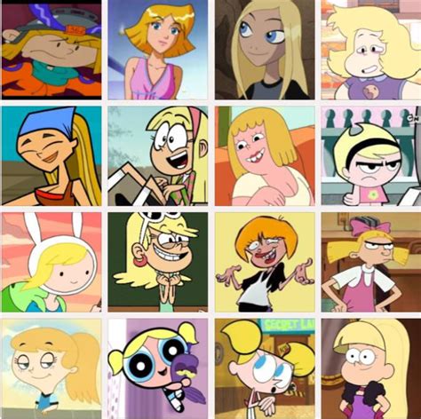 Top 16 Blonde Yellow Hair Girl Cartoon By Hodung564 On Deviantart