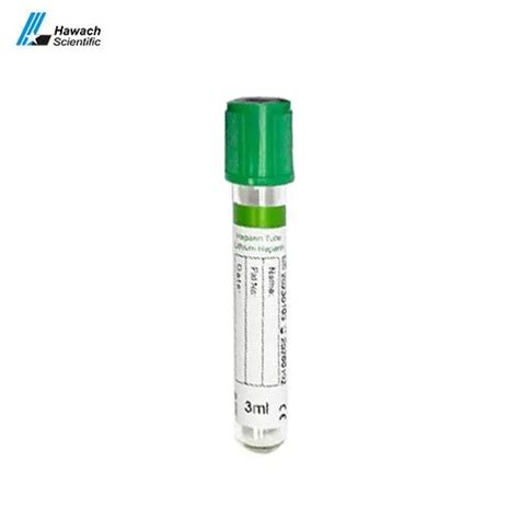 Heparin Tube Green Top Blood Tube Hawach