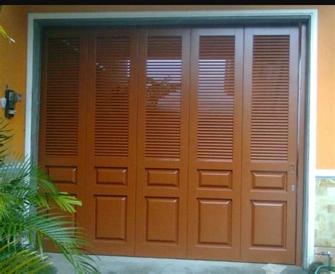 Model Pintu Garasi Kayu Jati Terbaru Desain Id