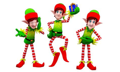 Dancing Christmas Elves