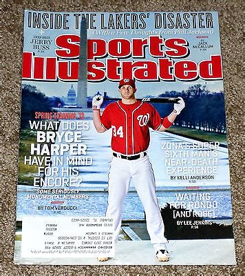 BRYCE HARPER Sports Illustrated Cover February 25, 2013 Washington ...