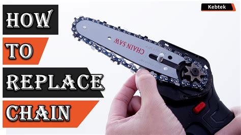 How To Replace Chain For Mini Chainsaw YouTube