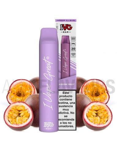 Comprar Pod Desechable Passion Fruit Ivg Online All Flavours