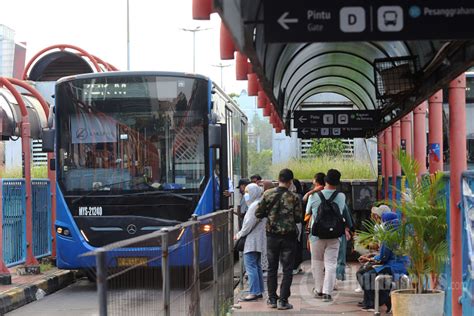 Rencana Revitalisasi Terminal Blok M Foto Tribunnews