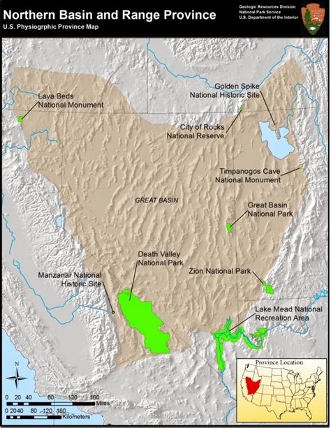 History of the Earth: December 17. The Basin and Range Province