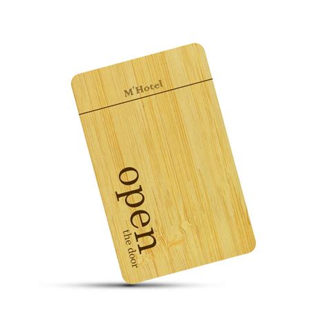 Customized Rfid Bamboo Access Control Laser Engraved Nfc Wood Hotel Key Card China Nfc Wood