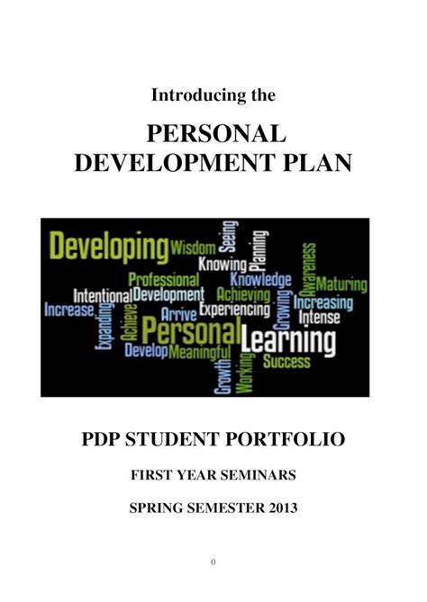 Pdf Personal Development Plan · Pdf File1 Introducing The Personal