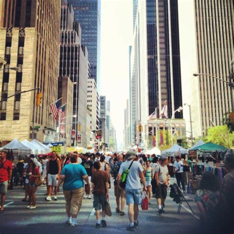 Mercadillos callejeros por las calles de Nueva York Nueva York guía y