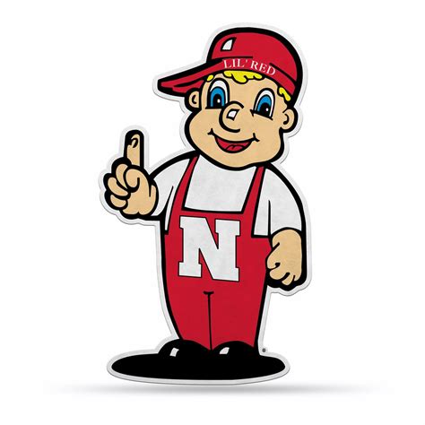 Nebraska Cornhuskers Pennant Shape Cut Mascot Design - Sports Fan Shop