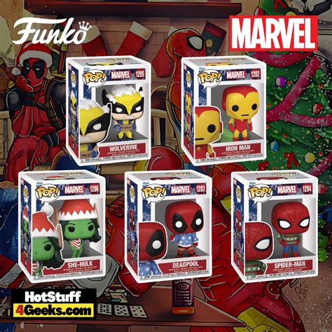 NEW Marvel Holiday Funko Pops 2023 Edition The Perfect Gift