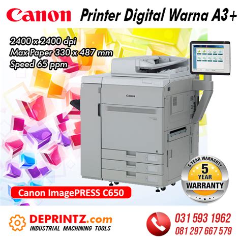 Jual Mesin Cetak Printer Laser Warna Digital Printing Offset A3 Canon