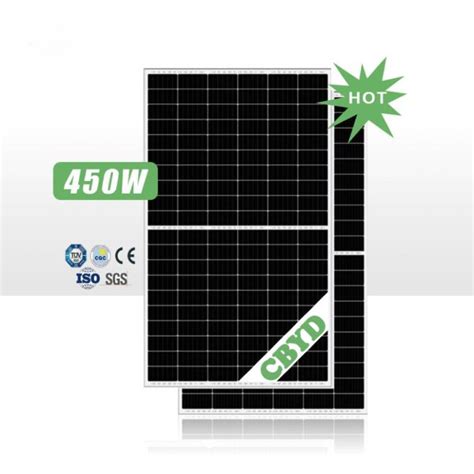 High Efficient 166166mm Cell Half Cell Mono Crystalline 435 W ~465w Perc Solar Panel Beijing