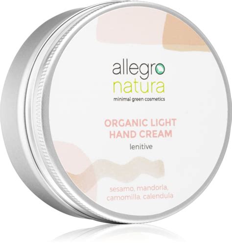 Allegro Natura Organic hidratante leve para mãos notino pt