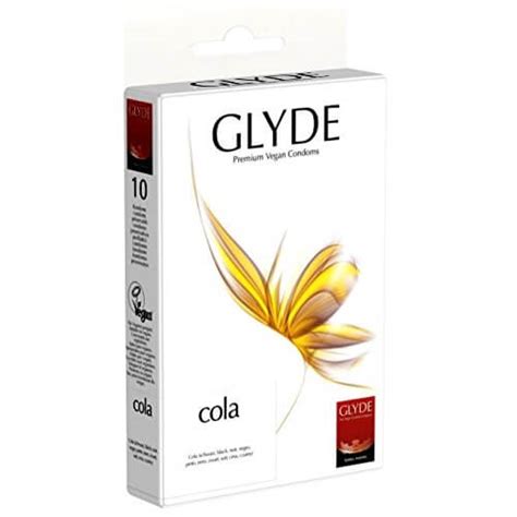 Glyde Ultra Cola Flavour Vegan Condoms 10 Pack Xpanded Shop