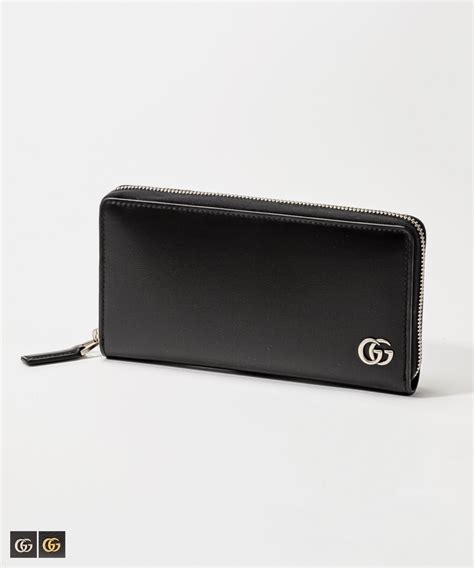 【楽天市場】グッチ Gucci 428736 0yk0n 長財布 メンズ レディース 財布 ロングウォレット レザー 本革 ロゴ Ggマー