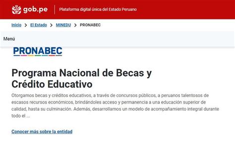 Beca Permanencia Qu Pas Con La Convocatoria De Minedu Para