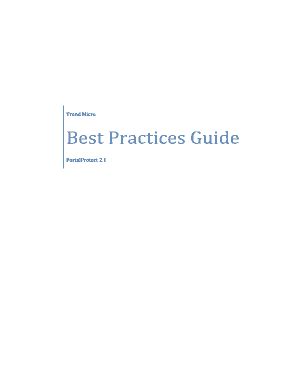 Trend Micro Best Practices Guide Portalprotect Docplayer Net