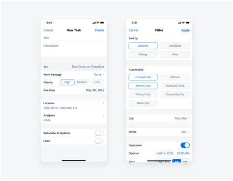 Modals Sap Fiori For Ios Design Guidelines