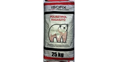 Isofix PRÉMIUM polisztirol ragasztó - Ragasztók