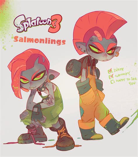 Splatoon Salmonlings By Nicholaskole On Deviantart