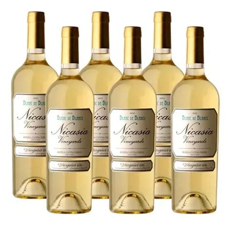 Vino Nicasia Blanc De Blancs Viognier 750ml Caja X 6 Bebinor En Venta