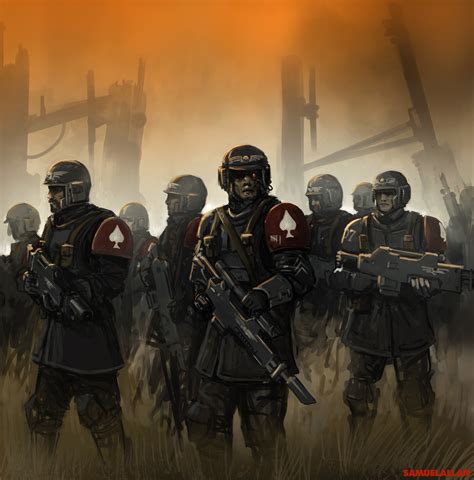 Warhammer 40k Imperial Guard Art