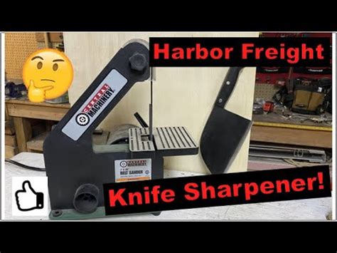 Harbor Freight Knife Sharpener Youtube