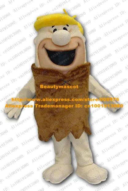 Funny White Fred Flintstone Man Mascot Costume Mascotte The Flintstones