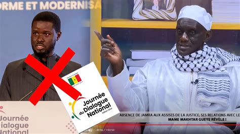 Nouvelles R V Lations De Mame Makhtar Gueye Jamra Sur Le Dialogue