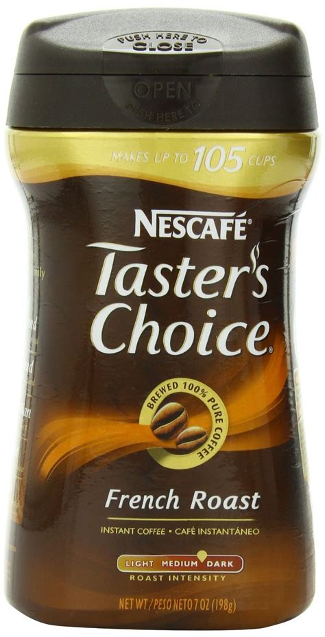 Nescafe Taster S Choice French Roast Instant Coffee Ounce Canister