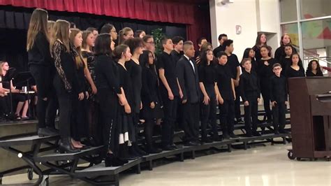 Fall 2018 South Meadows Middle School Choir Performance 2 Youtube