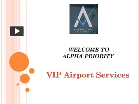 Ppt Fast Track Airport Services Airport Greeters Powerpoint