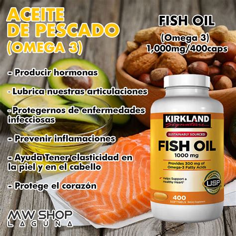 Aceite De Pescado Fish Oil Mg Caps