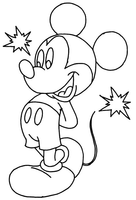 Mickey Mouse Desenho Para Colorir RETOEDU