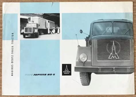 Magirus Deutz Jupiter Hd S Truck Tractor Commercial Sales Brochure Apr