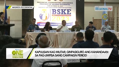 One Western Visayas Kapulisan Kag Militar Ginpasiguro Ang Kahandaan